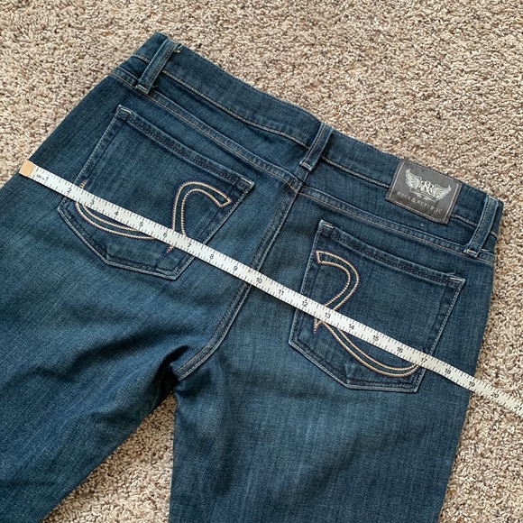 Rock & Republic Stella boot Straight Leg Mid Rose Jeans in Ordr wash - Picture 8 of 12